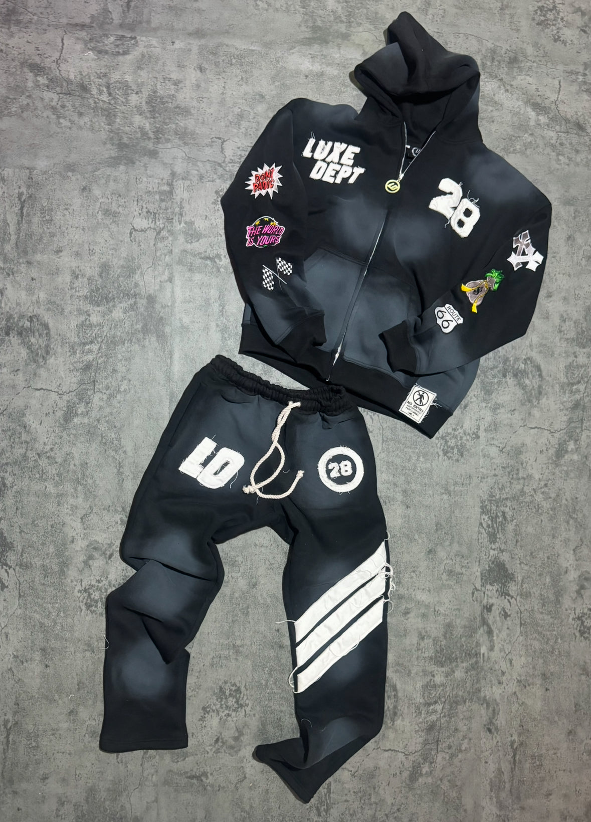 Patchwork Black set