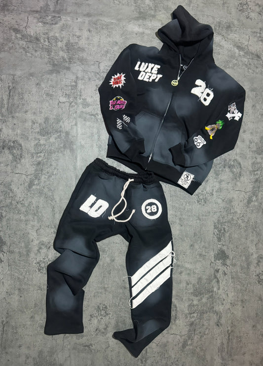 Patchwork Black set